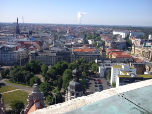view towards the South of Leipzig