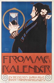 Koloman Moser, Poster  for „Frommes Kalender” 1899 Serge Sabarsky Collection, New York 
